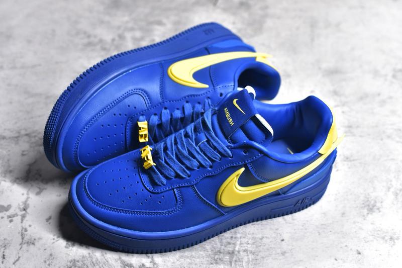 AMBUSHx Nike Air Force 1 Game Royal and Vivid Sulfur